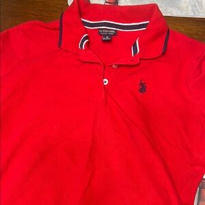 U.S. Polo Assn. Red Polo Shirt